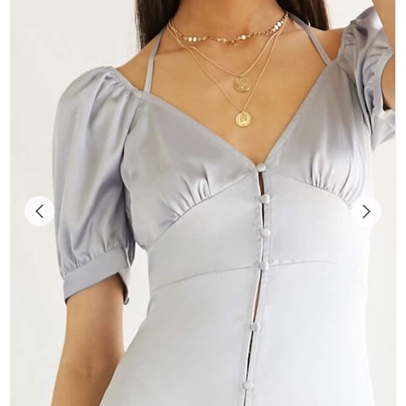 Beautiful button down Satin Dress 💖😍 - Picture 5 of 5